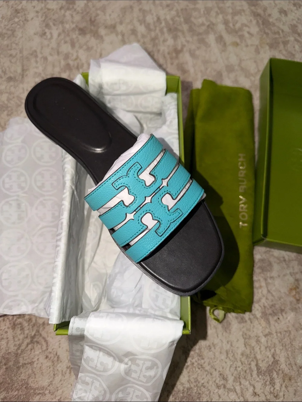 New Tory Burch Ines Slides